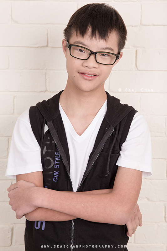 Modelling portfolio photoshoot with Sijun at Mountbatten Vocational School