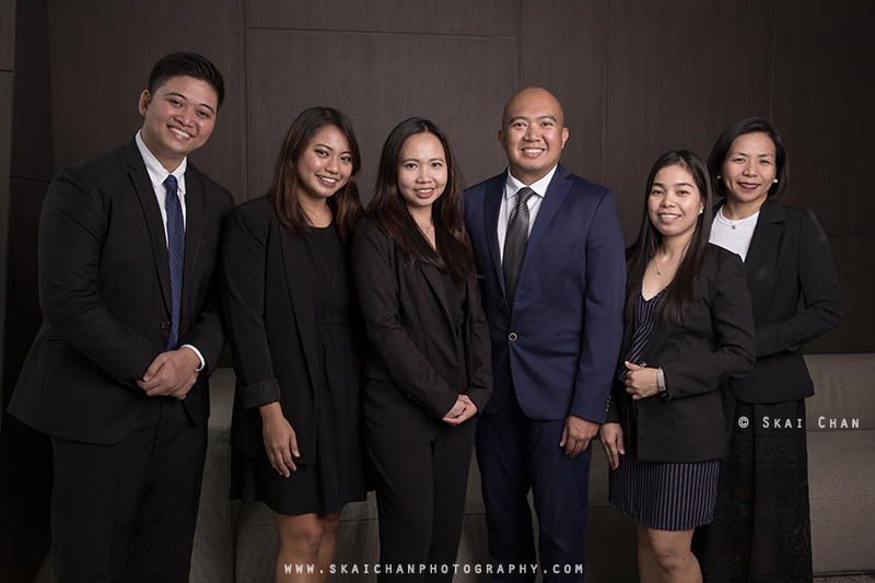 Corporate business group photoshoot with Infunde Development at Corals at Keppel Bay