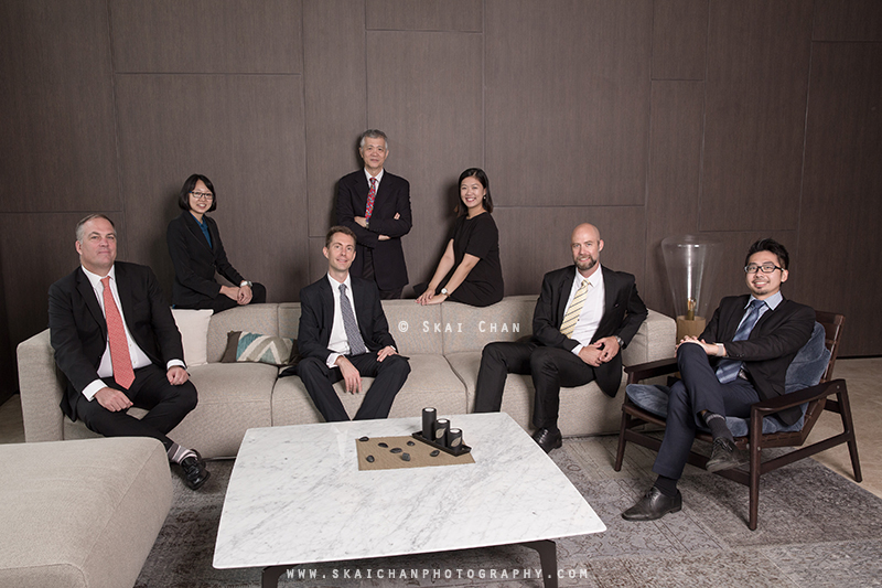 Corporate business group photoshoot with Infunde Development at Corals at Keppel Bay