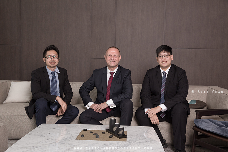 Corporate business group photoshoot with Infunde Development at Corals at Keppel Bay