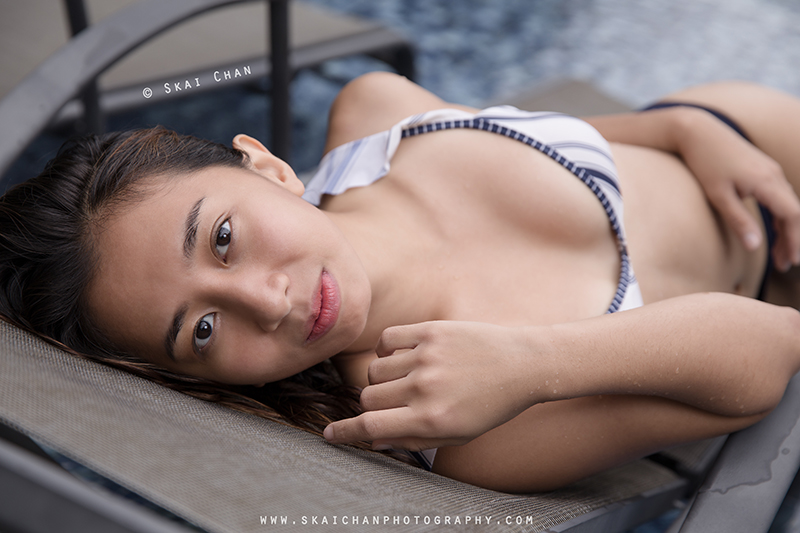 Bikini portrait photoshoot with fitness model Regina Umali at Palm Isle