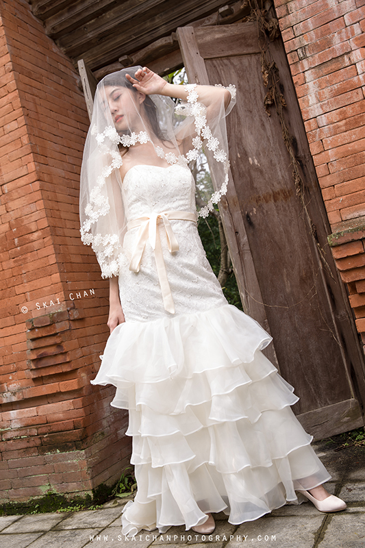 Bridal / Wedding photoshoot with Hilary at Gillman Barracks