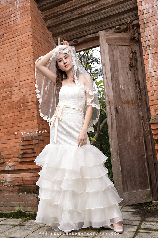 Bridal / Wedding photoshoot with Hilary at Gillman Barracks