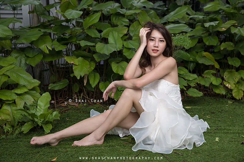 Bridal / Wedding photoshoot with Hilary at Gillman Barracks