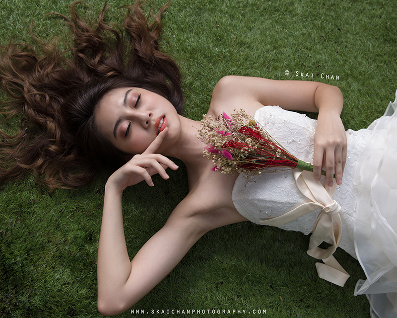 Bridal / Wedding photoshoot with Hilary at Gillman Barracks
