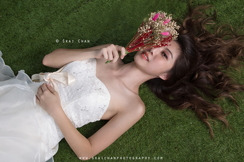 Bridal / Wedding photoshoot with Hilary at Gillman Barracks