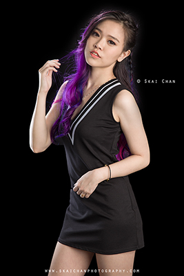 Indoor Studio Modelling Portfolio Photoshoot - Ashley Xuanxuan @ Photography studio @ Tanjong Pagar