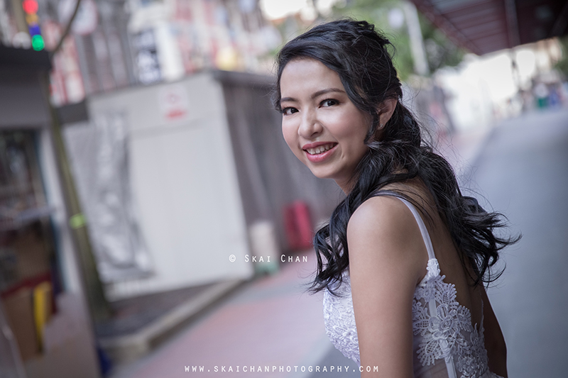 Bridal / Wedding photoshoot with Khin Thuzar Kyaw at Chinatown Buddha Tooth Relic Temple