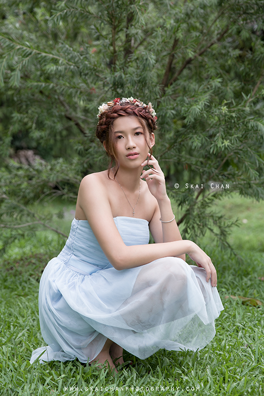 Bridal / Wedding photoshoot with Melanie at Pearl's Hill City Park