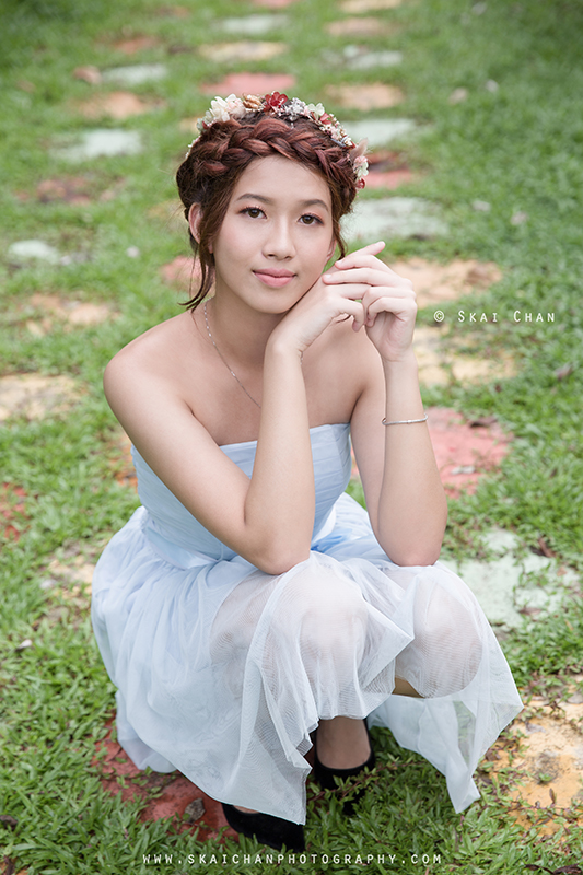 Bridal / Wedding photoshoot with Melanie at Pearl's Hill City Park