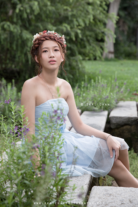 Bridal / Wedding photoshoot with Melanie at Pearl's Hill City Park