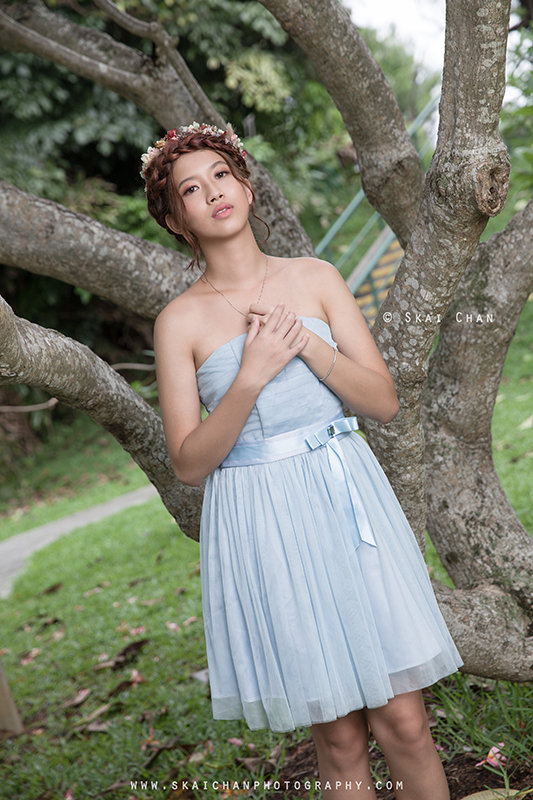 Bridal / Wedding photoshoot with Melanie at Pearl's Hill City Park