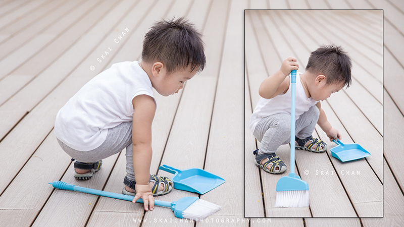 Children photoshoot with Nicholas Chan Jun En at home