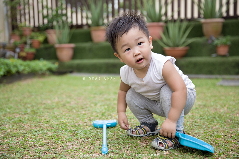 Children photoshoot with Nicholas Chan Jun En at home