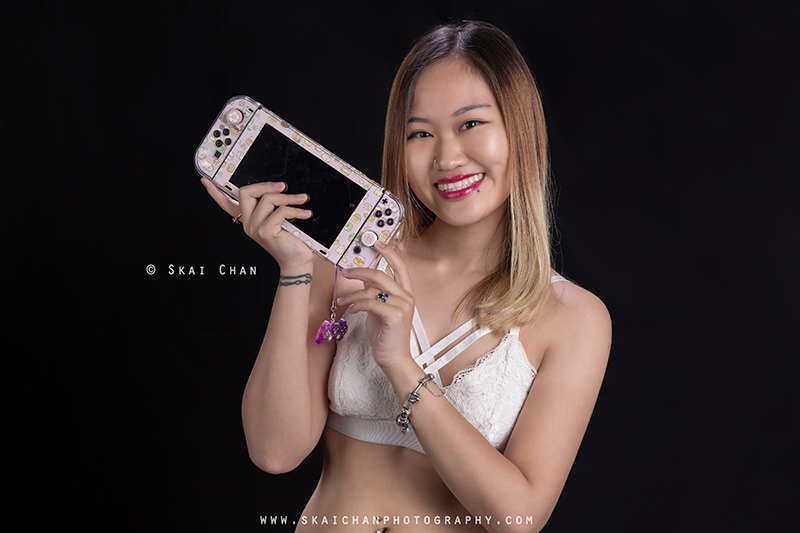 Editorial gamer portrait photoshoot with Rachel Liew at Tanjong Pagar (photography studio)