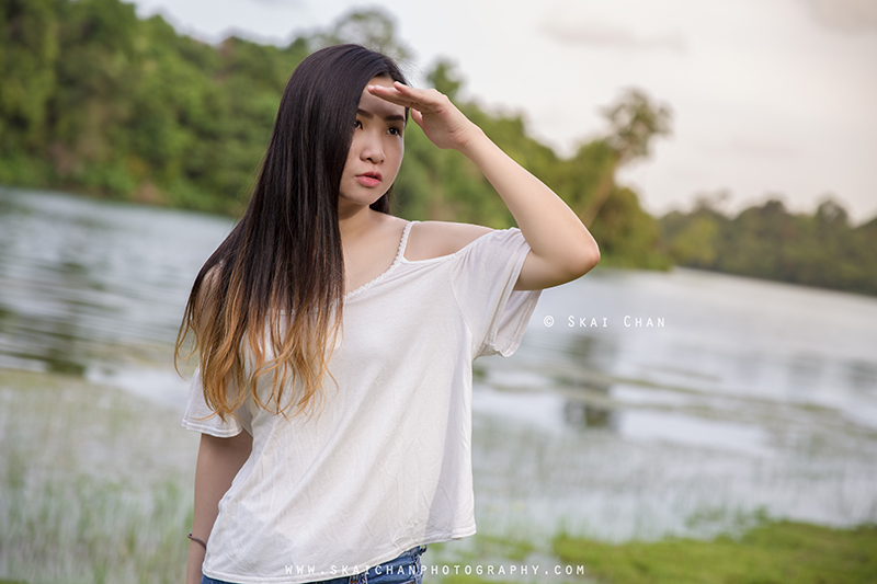 Hiking portrait photoshoot with Angela Arlene Quek at Golf Link, Macritchie Reservoir
