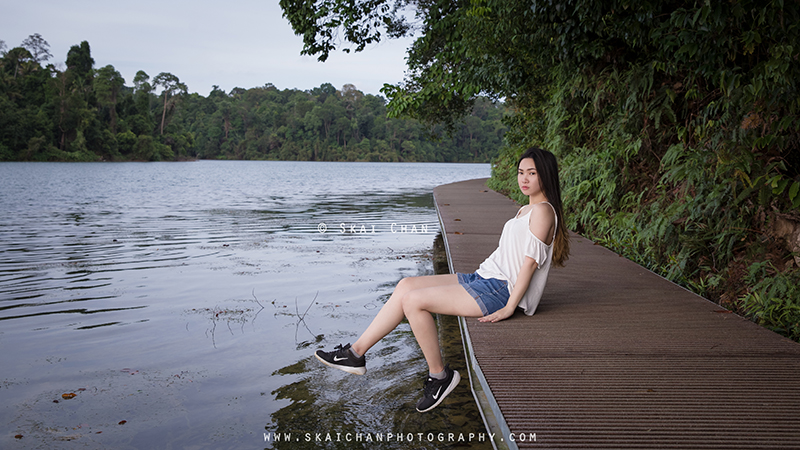 Hiking portrait photoshoot with Angela Arlene Quek at Chemperai Trail, Macritchie Reservoir