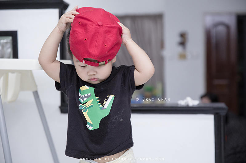 Indoor children photoshoot with Nicholas Chan Jun En at home