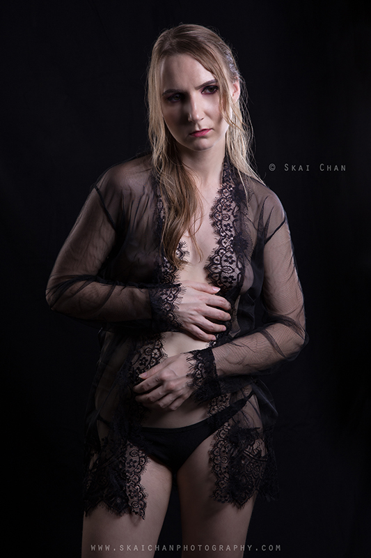 Lingerie photoshoot with Ko at Tanjong Pagar (photography studio)