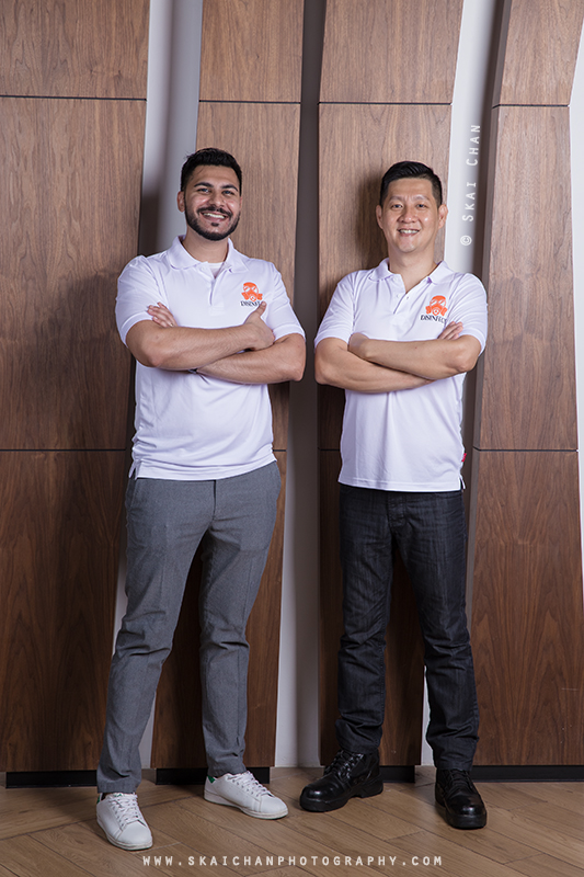 Corporate group photoshoot with Disinfect at NTU Alumni Club