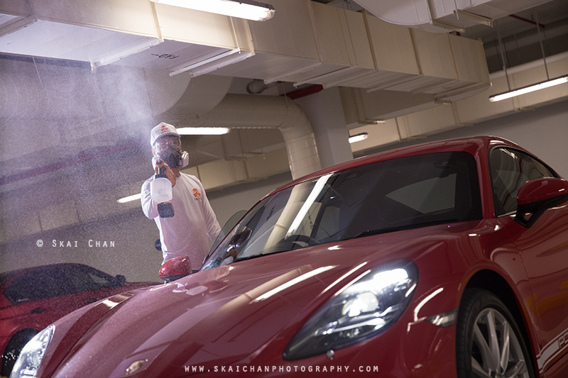 Commercial portrait photoshoot with Disinfect