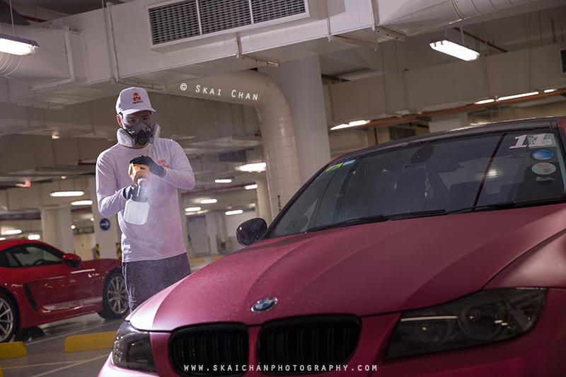 Commercial portrait photoshoot with Disinfect