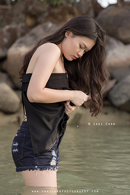 Outdoor Casual Beach Sea Themed Lifestyle Photoshoot - Janice Sui @ Tanjong Beach, Sentosa