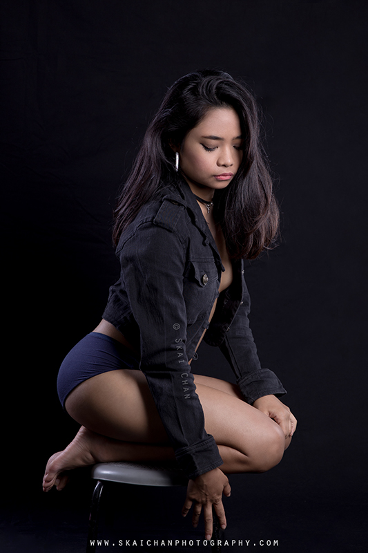 Modelling portfolio & glamour photoshoot with Tantiara Rosli at Tanjong Pagar (photography studio)