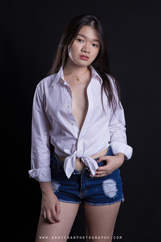 Modelling portfolio photoshoot with Janice Sui at Tanjong Pagar