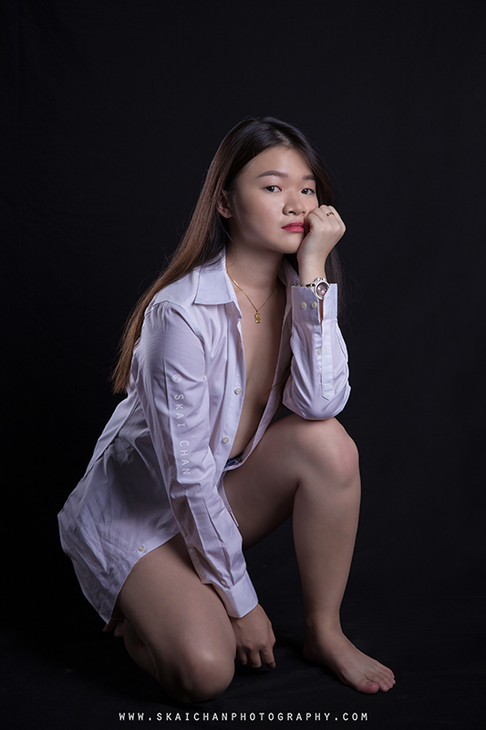 Modelling portfolio photoshoot with Janice Sui at Tanjong Pagar