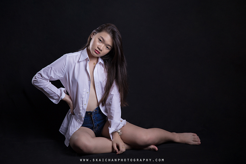 Modelling portfolio photoshoot with Janice Sui at Tanjong Pagar