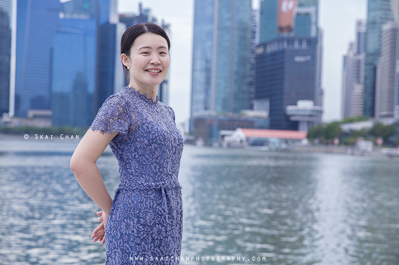 Lifestyle photoshoot with Sana at Esplanade Outdoor Theatre