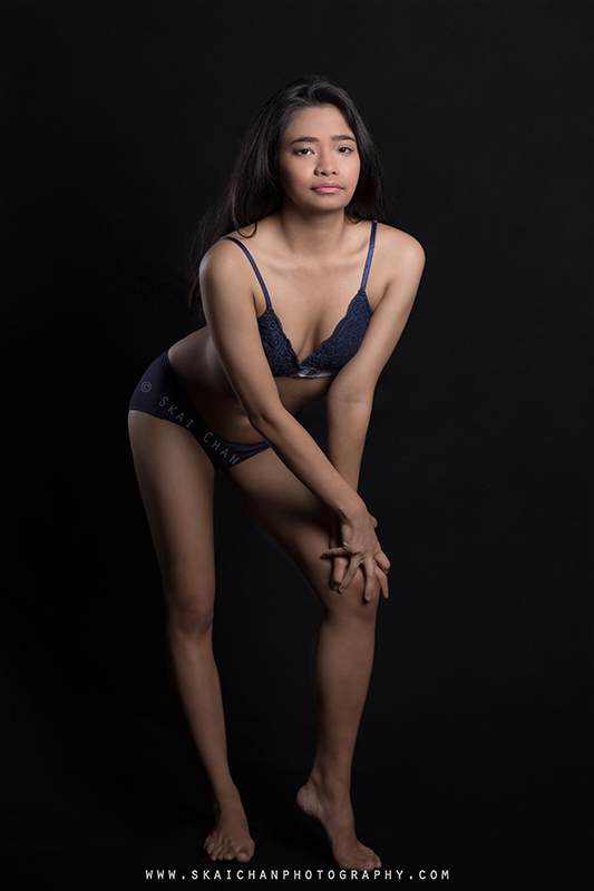 Lingerie photoshoot with Tantiara Rosli at Tanjong Pagar (photography studio)
