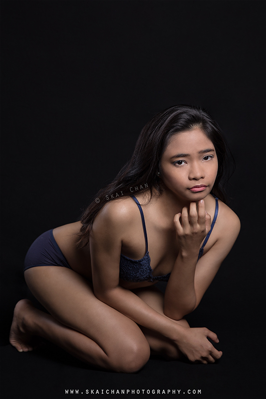Lingerie photoshoot with Tantiara Rosli at Tanjong Pagar (photography studio)