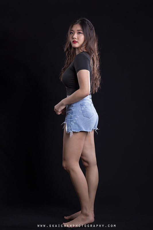 Studio fashion portrait photoshoot with Beatrice Lee Mynn at Tanjong Pagar (photography studio)