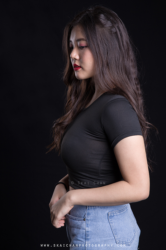 Studio fashion portrait photoshoot with Beatrice Lee Mynn at Tanjong Pagar (photography studio)