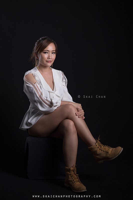 Corporate portrait photoshoot with Hair and Makeup Artist (HMUA) Ivy Tan at Tanjong Pagar (photography studio)