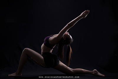 Indoor Studio Yoga Photoshoot - Jasmine Tan @ Photography studio @ Tanjong Pagar