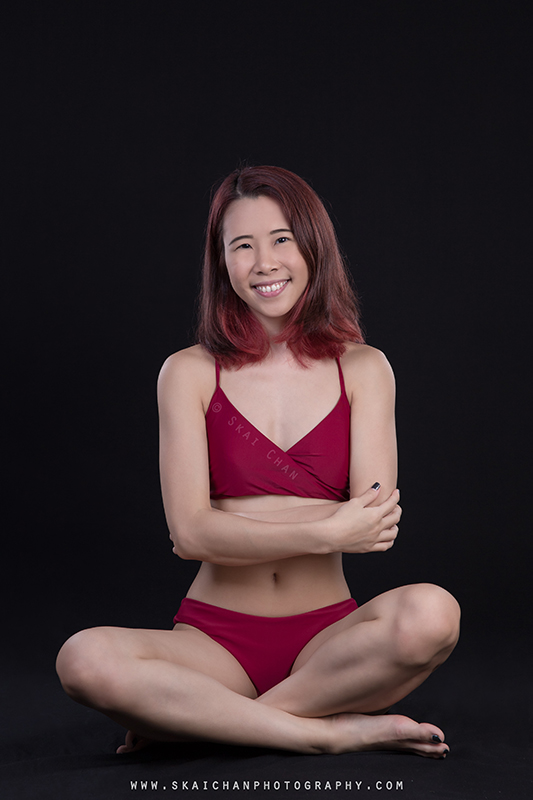 Bikini studio photoshoot with Cheryl Alicia Chua at Tanjong Pagar (photography studio)