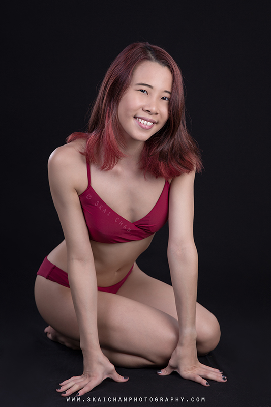 Bikini studio photoshoot with Cheryl Alicia Chua at Tanjong Pagar (photography studio)