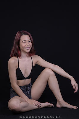 Indoor Studio Bikini Fashion Photoshoot - Cheryl Alicia Chua @ Photography studio @ Tanjong Pagar