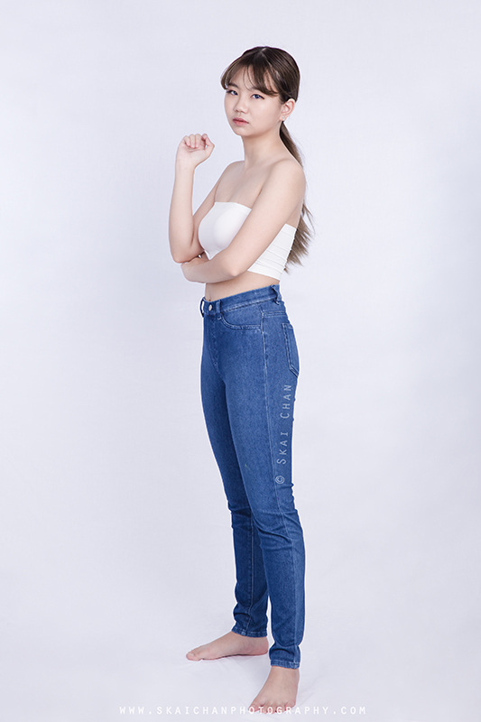 Modelling Portfolio Photoshoot with Meron at Tanjong Pagar (photography studio)