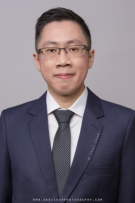 Corporate headshot photoshoot with Chia Yaozhong at Tanjong Pagar (photography studio)