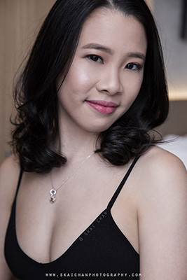Indoor Casual Beauty Shot Photoshoot - Cheryl Alicia Chua @ Park Hotel Alexandra