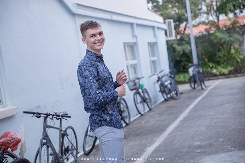 Men's fashion photoshoot with Greg at Macpherson Road