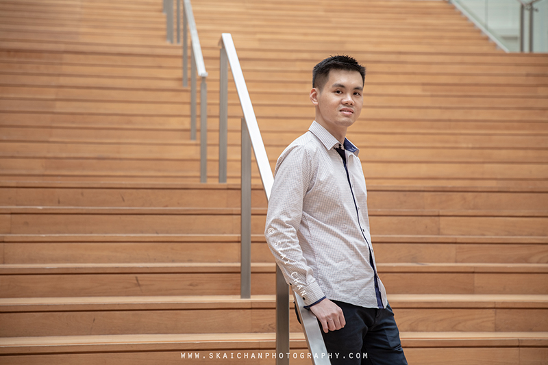 Men's lifestyle fashion portrait photoshoot with Ben @ National Gallery Singapore