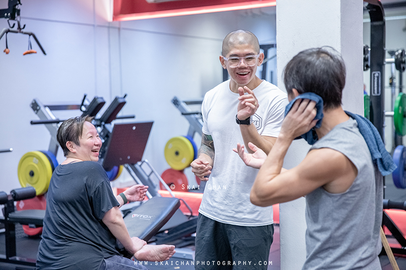 Commercial business lifestyle photoshoot with RPT (Range Personal Training) at The Guild Fitness (gym)