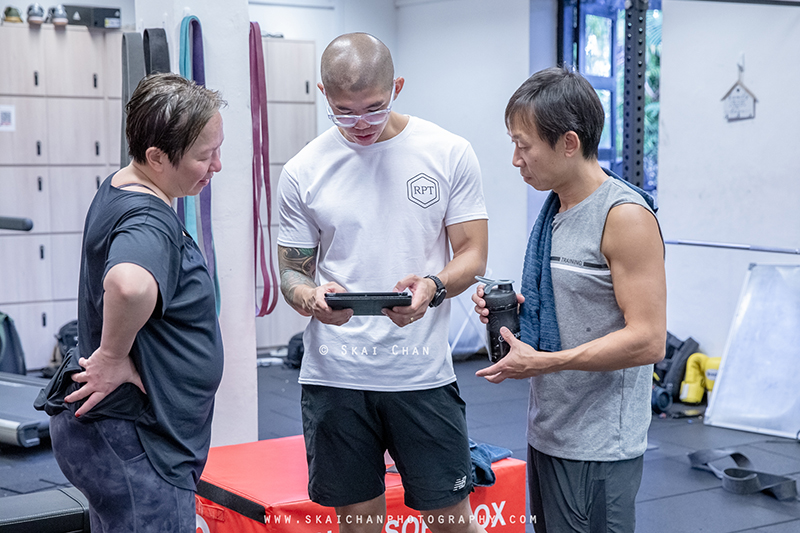 Commercial business lifestyle photoshoot with RPT (Range Personal Training) at The Guild Fitness (gym)