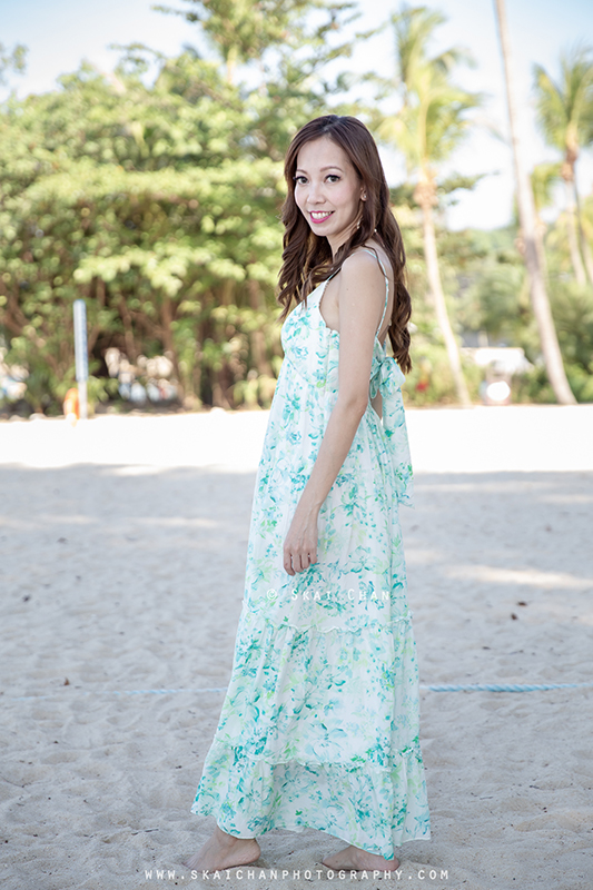 Lifestyle beach photoshoot with Isabelle at Palawan Beach (Sentosa)