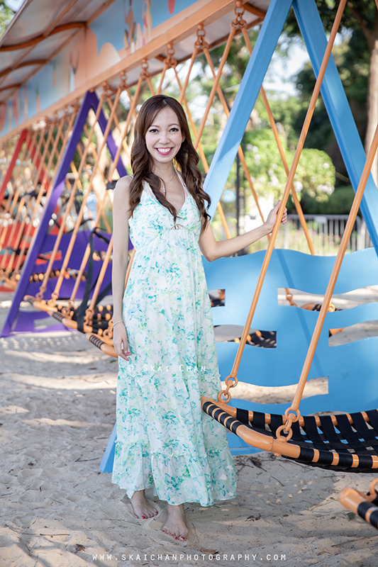 Lifestyle beach photoshoot with Isabelle at Palawan Beach (Sentosa)